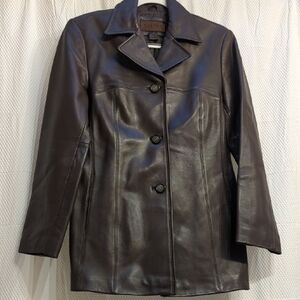 Siena Leather Blazer